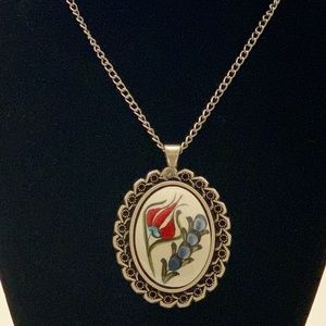 Antique Silver Plated Necklace